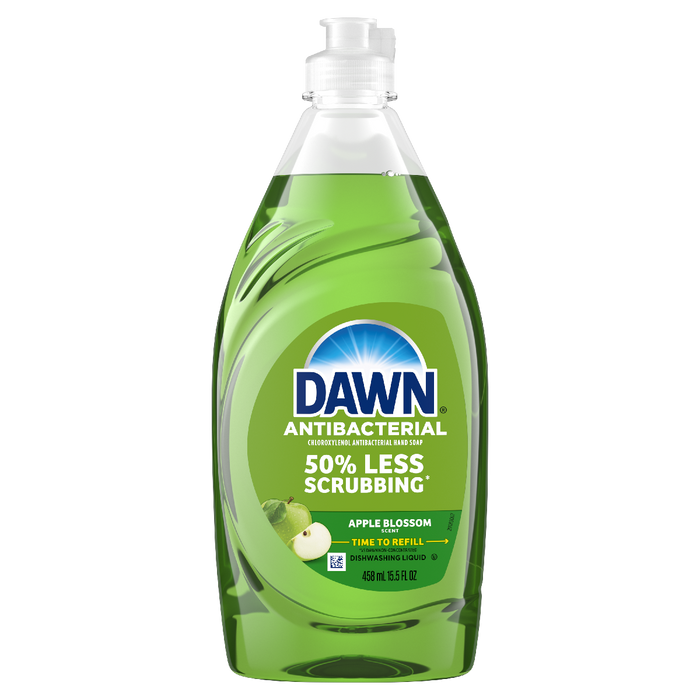 DAWN ULTRA ANTIBACTERIAL DISHWASHING LIQUID DETERGENT (APPLE, 458 ML)