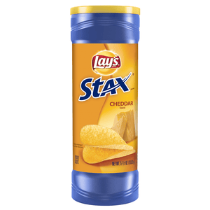 LAYS STAX CHEDDAR CHIPS (155.9 G)