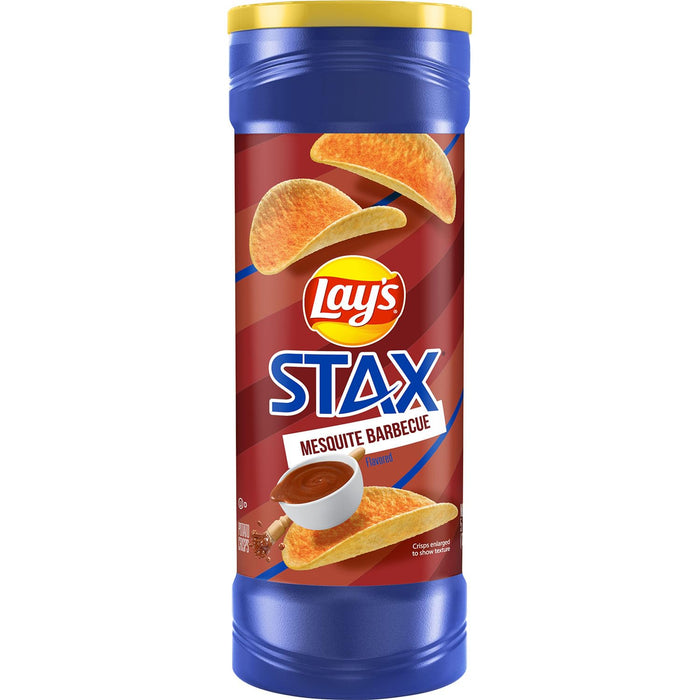 LAYS STAX MESQUITE BBQ CHIPS (155.9 G)