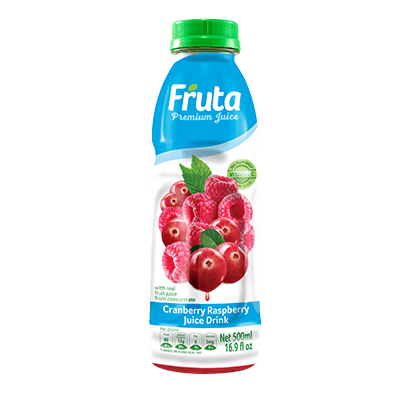 FRUTA PREMIUM JUICE (CRANBERRY RASPBERRY, 500 ML)