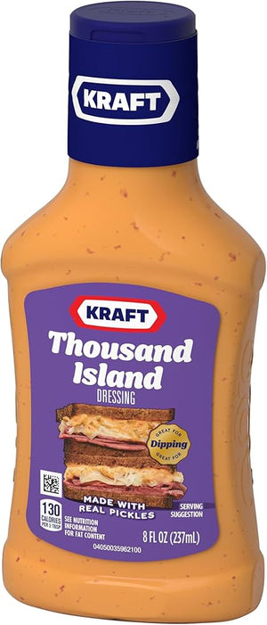 KRAFT THOUSAND ISLAND DRESSING (MADE WITH REAL PICKLES, 237 ML)