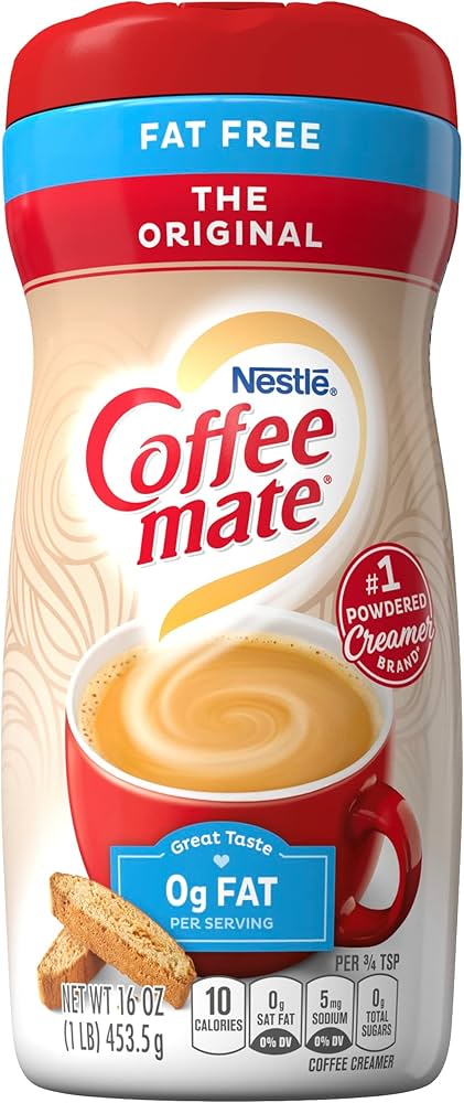 NESTLE COFFEE MATE FAT FREE CREAMER (ORIGINAL, 453.5 G)