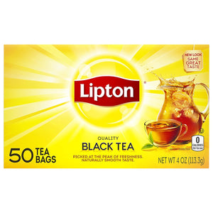 LIPTON YELLOW LABEL PREMIUM BLACK TEA (50 UNITS, 100 G)