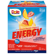 DOLE ENERGY DELIGHT MANGO STRAWBERRY JUICE DRINK (1 UNIT, 240 ML)