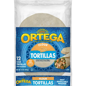 ORTEGA FLOUR TORTILLAS (12 UNITS, 397 G)
