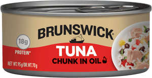 BRUNSWICK TUNA CHUNK IN OIL (95 G)