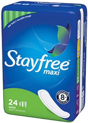 STAY FREE MAXI REGULAR (WINGS, 24)