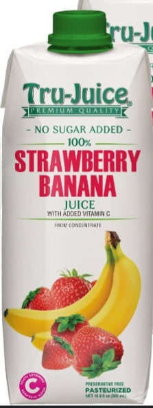 TRU JUICE STRAWBERRY BANANA JUICE (500 ML)