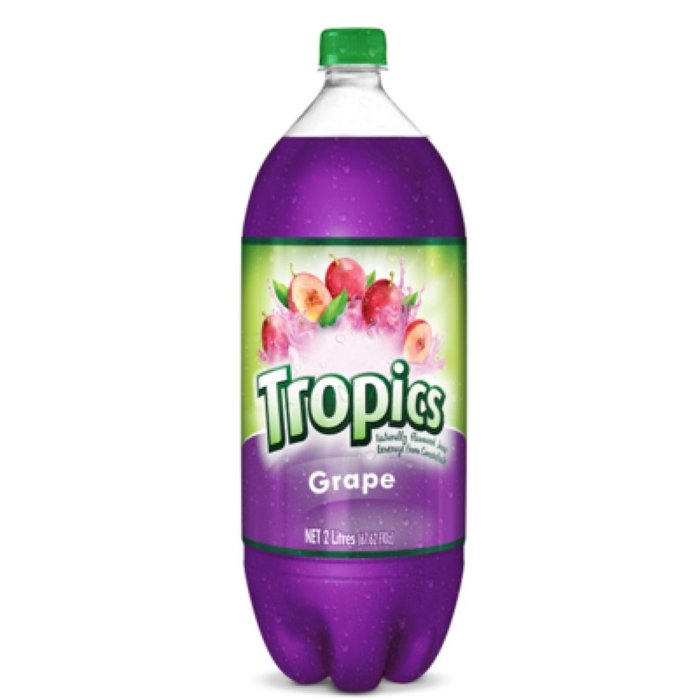 TROPICS GRAPE JUICE DRINK (CASE, 2 L)