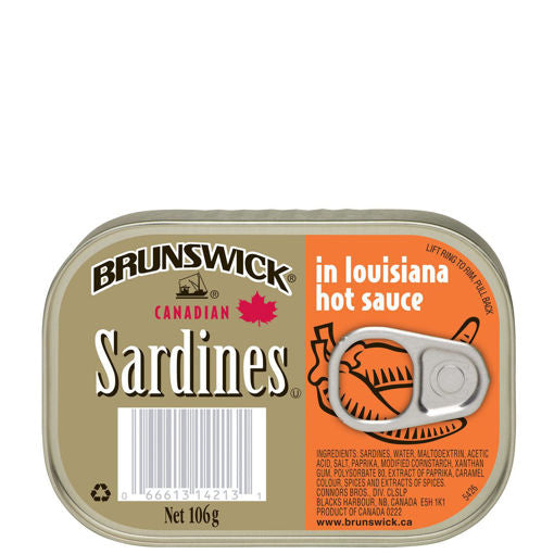 BRUNSWICK SARDINES WITH HOT SAUCE (106 G)