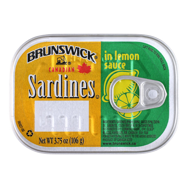 BRUNSWICK SARDINES IN LEMON SAUCE (106 G)