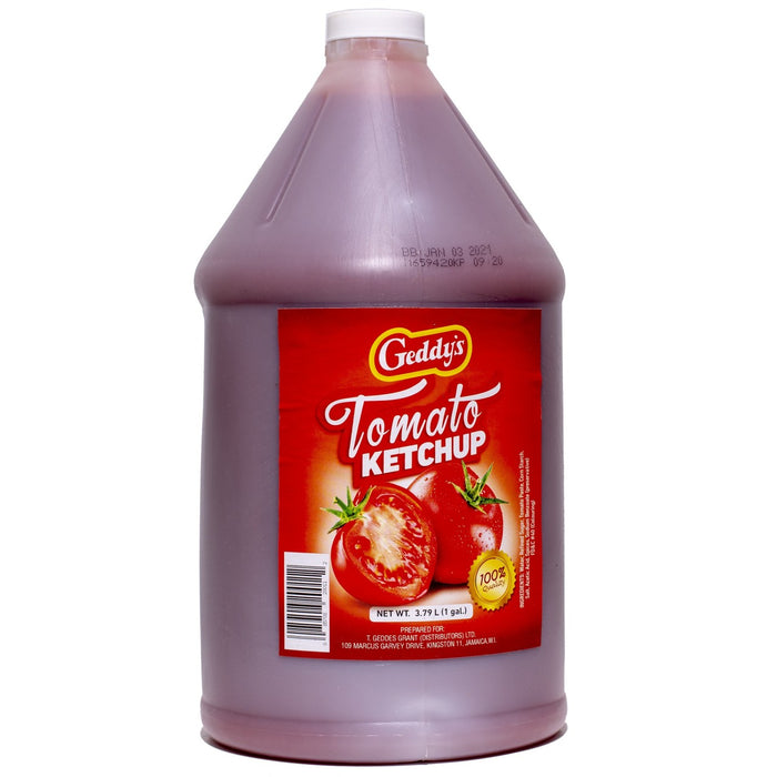 GEDDY'S TOMATO KETCHUP (1 GAL)