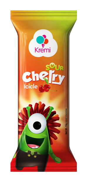 KREMI ICICLE (SOUR CHERRY, 74 G)