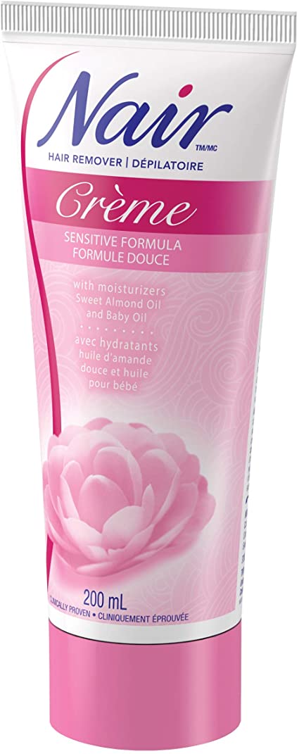 NAIR SENSITIVE FORMULA HAIR REMOVAL CREAM (200 ML)