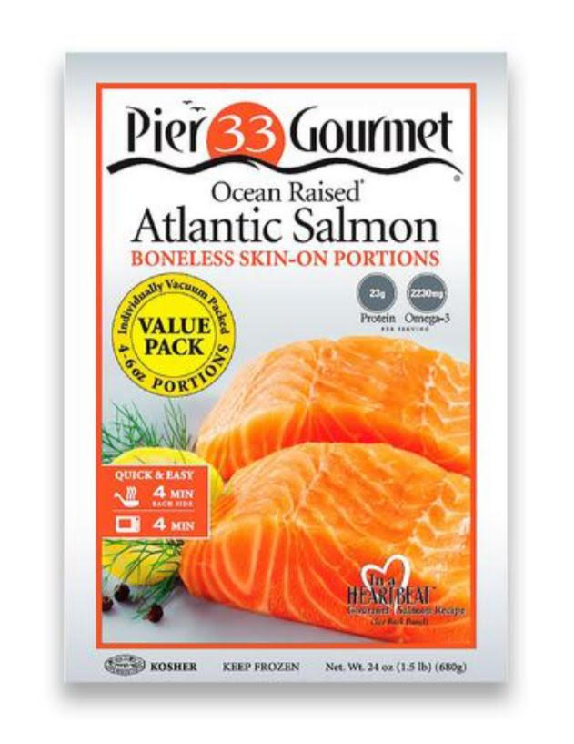 PIER 33 GOURMET OCEAN RAISED SALMON (680 G)