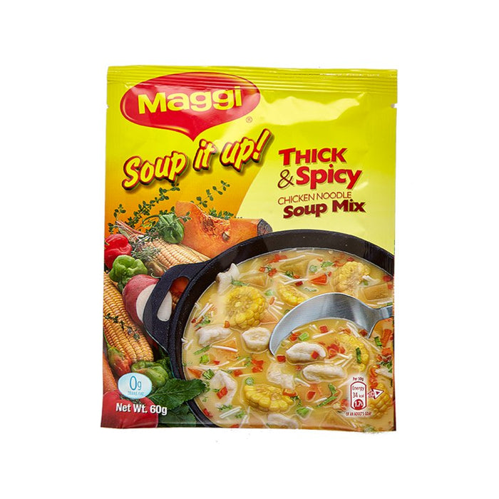 MAGGI SOUP IT UP THICK N SPICY CHICKEN NOODLE MIX