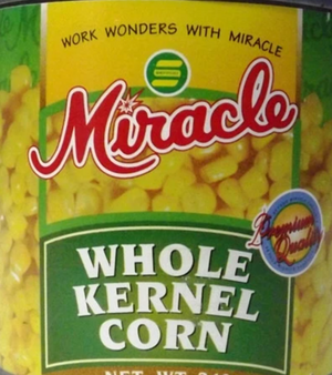 MIRACLE WHOLE KERNEL CORN (340 G)