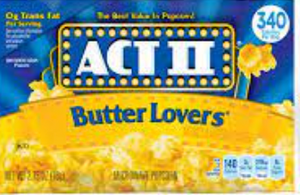 ACT II BUTTER LOVERS (POPCORN, 85 G)