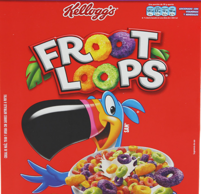 KELLOGGS FROOT LOOPS (CEREAL, 180 G)
