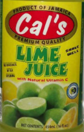 CAL'S LIME JUICE (750 ML)