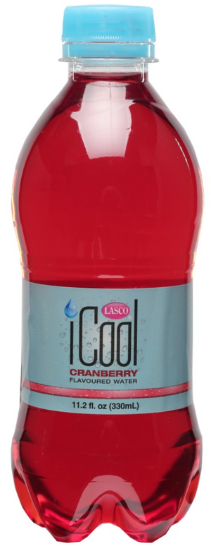 LASCO ICOOL CRANBERRY FLAVOURED WATER (330 ML)