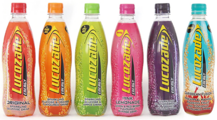 LUCOZADE SPORTS DRINK (ASSORTED FLAVOURS, CASE, 360 ML)