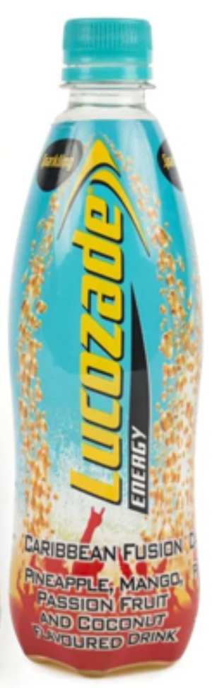 LUCOZADE SPORTS DRINK (CARIBBEAN FUSION, 360 ML)
