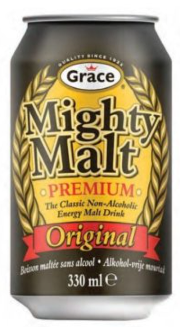 GRACE MIGHTY MALT DRINK (ORIGINAL, CAN, 330 ML)