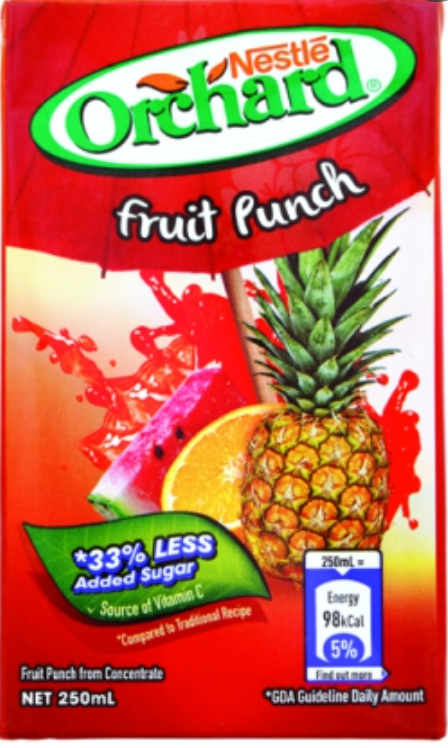 ORCHARD TETRA FRUIT PUNCH JUICE DRINK (250 ML)