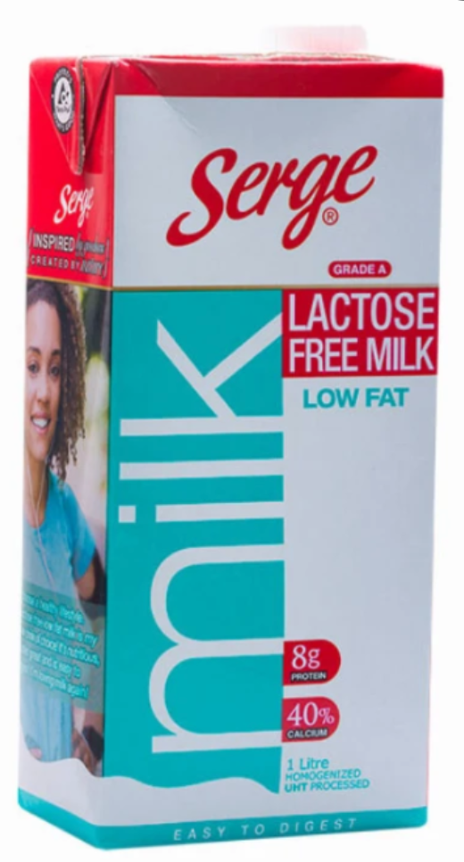 SERGE LACTOSE FREE MILK LOW FAT (1 L)
