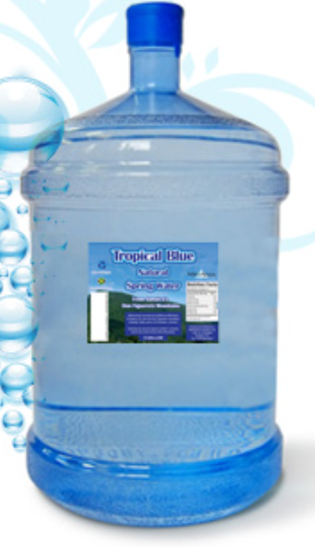 TROPICAL BLUE SPRING WATER (5 GAL, WITH BOTTLE EXCHANGE)