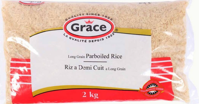 GRACE LONG GRAIN PARBOILED RICE (2 KG)