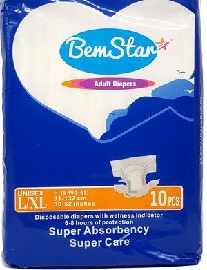 BEM STAR UNDERPADS (L/XL, 10 PCS)