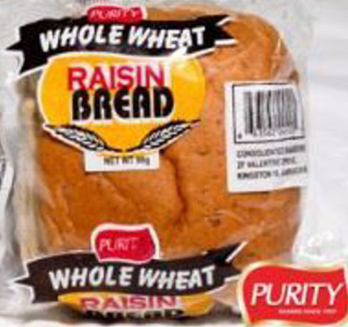 PURITY WHOLE WHEAT RAISIN BUN (98 G) – Fedlin Limited