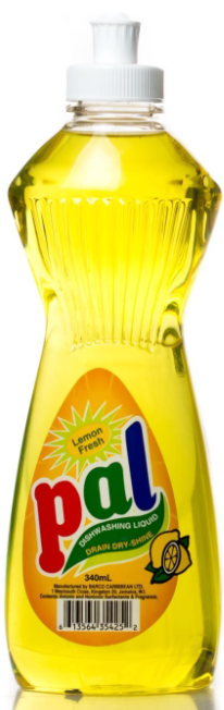 PAL DISHWASHING LIQUID (LEMON, 340 ML)