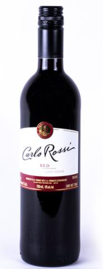 CARLO ROSSI RED WINE 750 ML Fedlin Limited