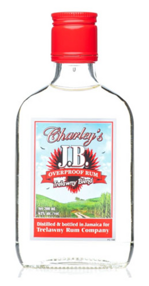 CHARLEYS J.B OVERPROOF RUM (200 ML)