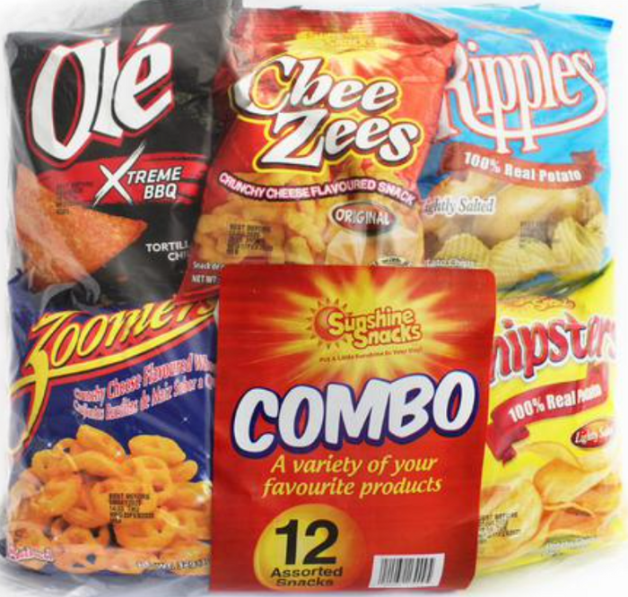 SUNSHINE COMBO PACK (SNACKS, 12 UNITS)