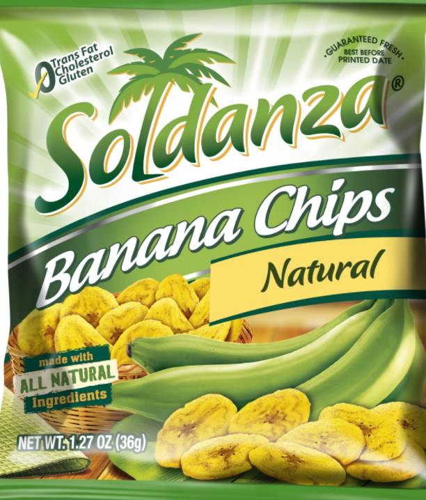 SOLDANZA BANANA CHIPS (36 G)