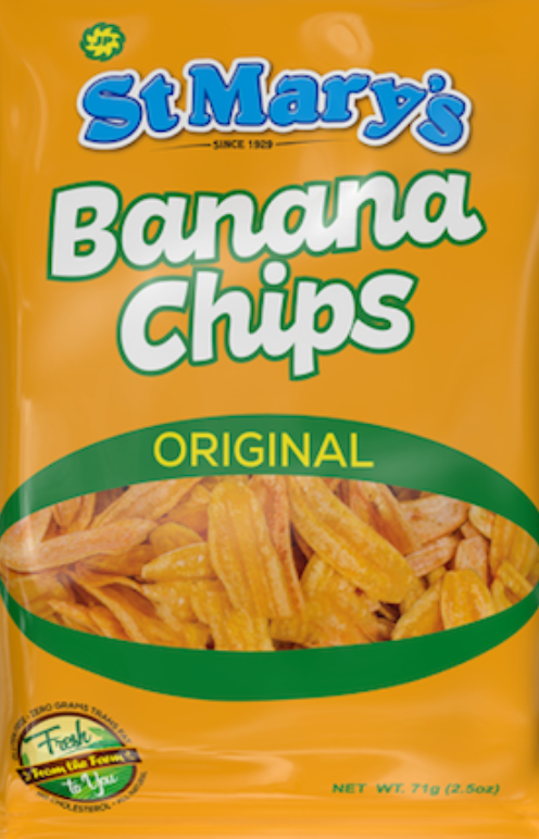 ST. MARY'S BANANA CHIPS (71 G)