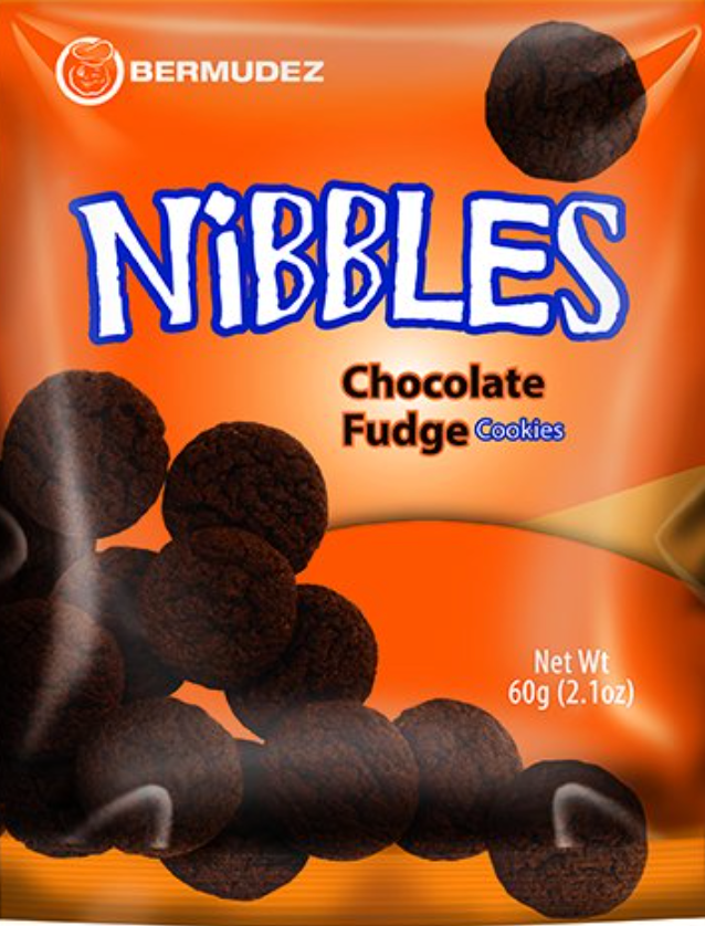 NIBBLES CHOCOLATE FUDGE COOKIES (60 G)