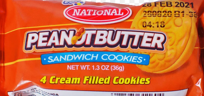 NATIONAL COOKIES (PEANUT BUTTER, 36 G, 1.3 OZ)