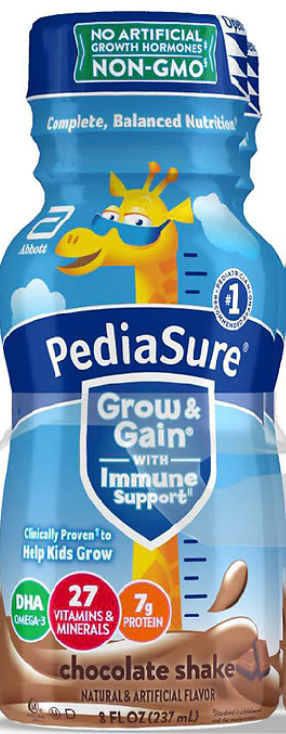 PEDIASURE ASSORTED FLAVORS (CHOCOLATE, 237 ML)