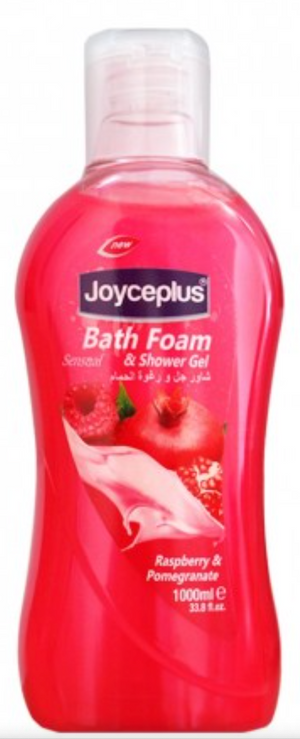 JOYCE PLUS BATH FOAM & SHOWER GEL RASPBERRY & POMEGRANATE (1000 ML)