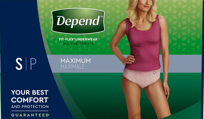 DEPEND UNDERWEAR WOMEN (ADULT PAMPERS, S, 17)