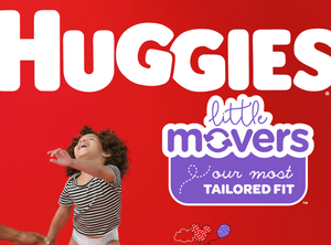 HUGGIES LITTLE MOVERS PAMPERS (STAGE 6)
