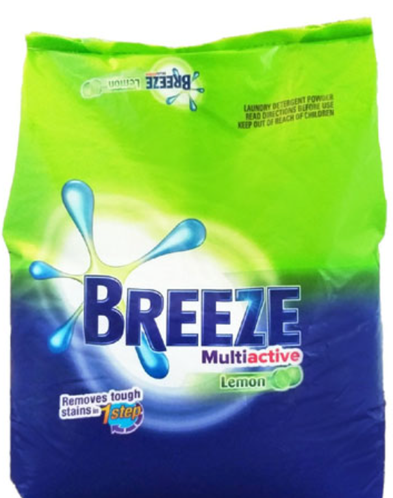 BREEZE MULTI ACTIVE LEMON LAUNDRY DETERGENT (900 G)