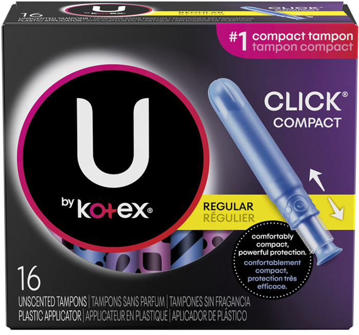 U-KOTEX COMPACT TAMPON REGULAR (16)