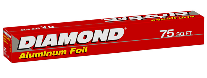 DIAMOND ALUMINIUM FOIL (75 SQ FT)