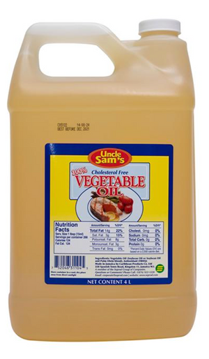 UNCLE SAM'S COOKING OIL (4/3.8 L)